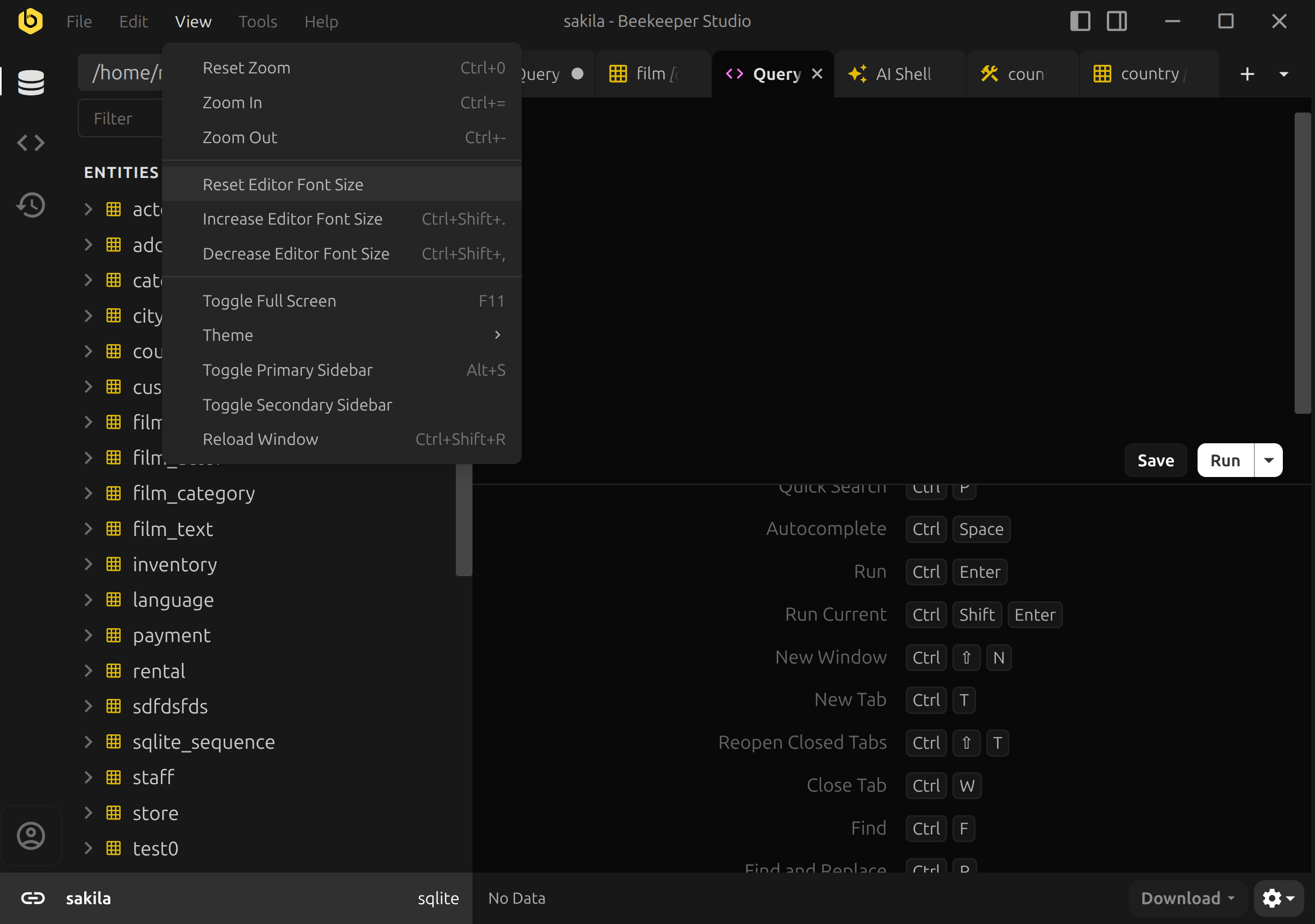 Ajustar tamano de fuente del editor